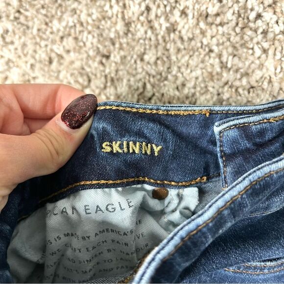 American Eagle Jeans Men’s 30x32 Next Level Flex Distressed Skinny - Picture 5 of 8